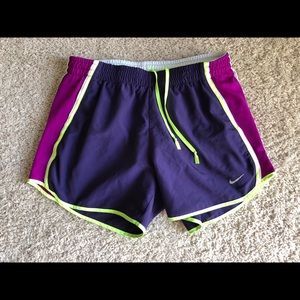2/$10 item Women’s purple Dri-fit Nike shorts